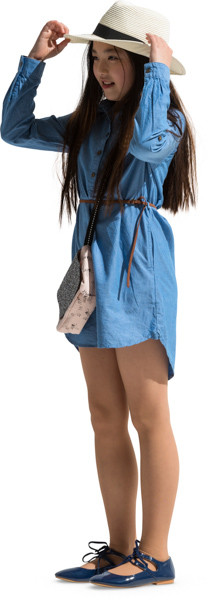 Standing girl image