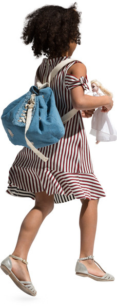 Running girl image