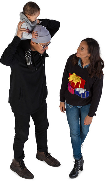 Standing family image