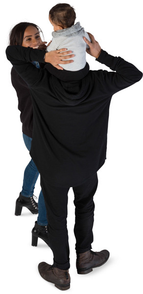 Standing family image