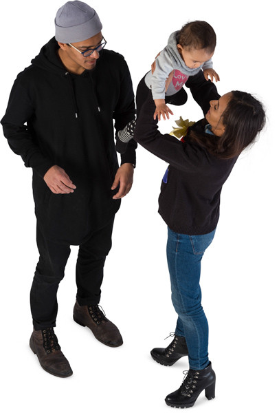 Standing family image