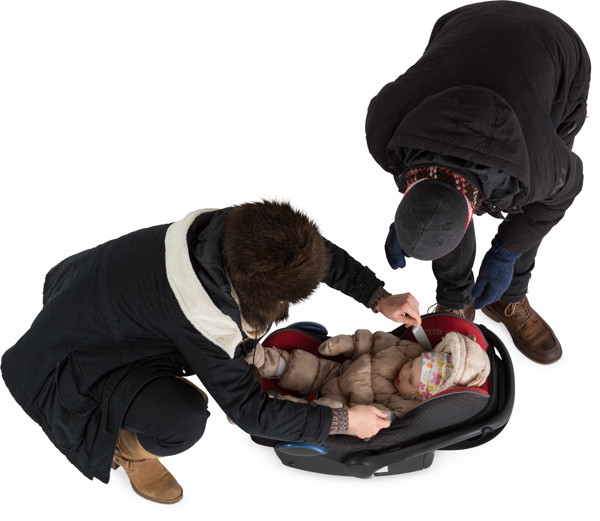 Family with child image