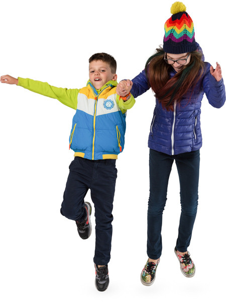 Jumping kids image