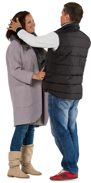 Standing couple image