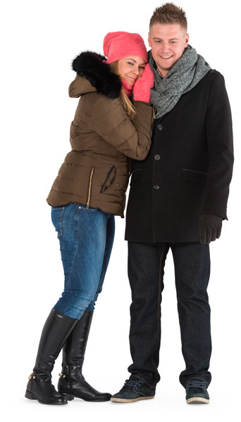 Standing couple image