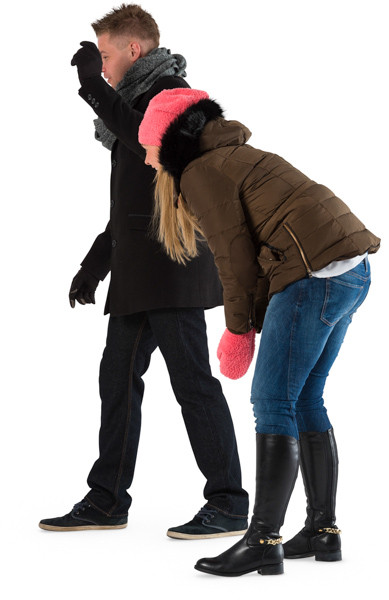 Standing couple image