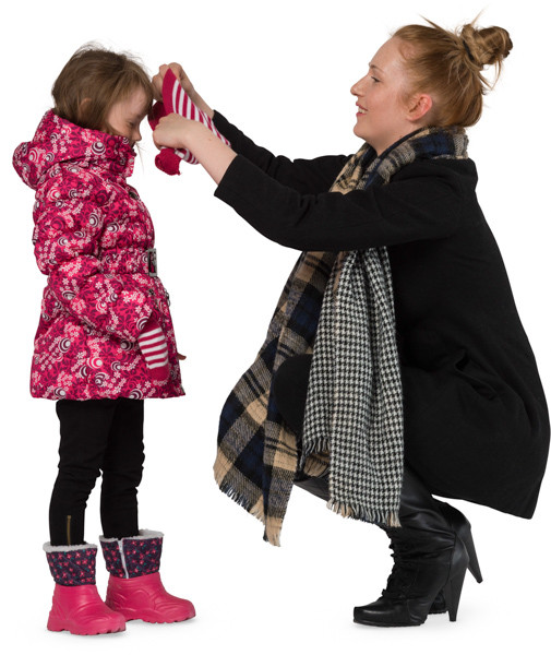 Mother with child image
