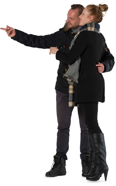 Standing couple image
