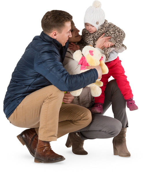 Family with child image