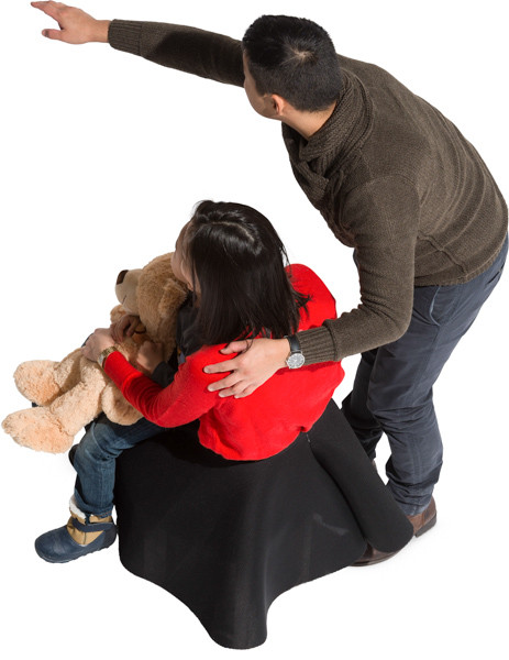 Family with child image