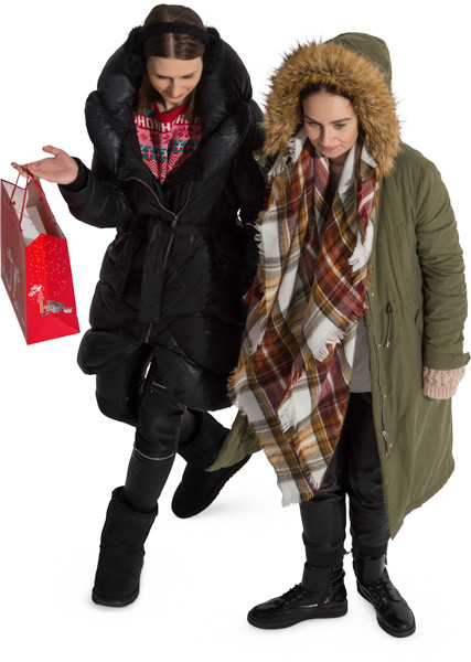 Walking couple image