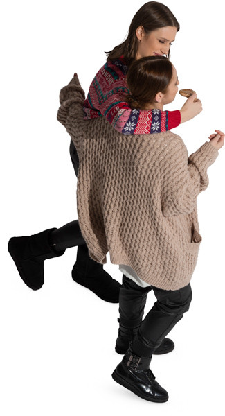 Walking couple image