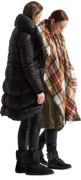 Walking couple image