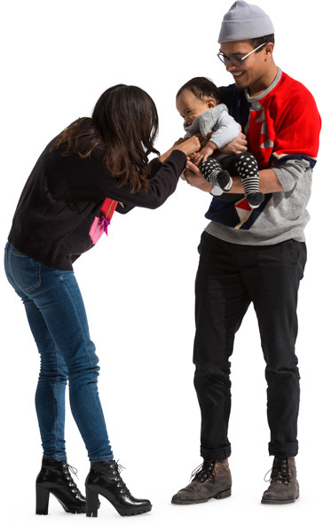 Standing family image