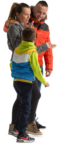 Standing family image