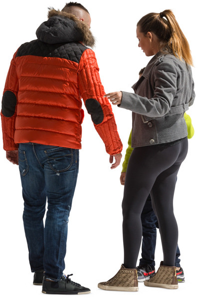 Standing couple image
