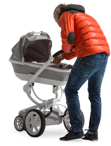 Father with stroller image