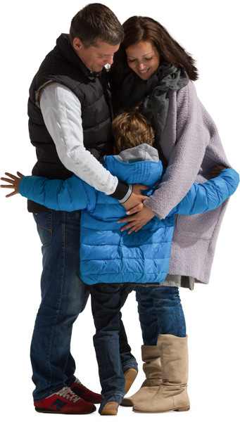 Standing family image