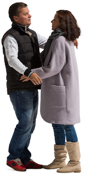 Standing couple image
