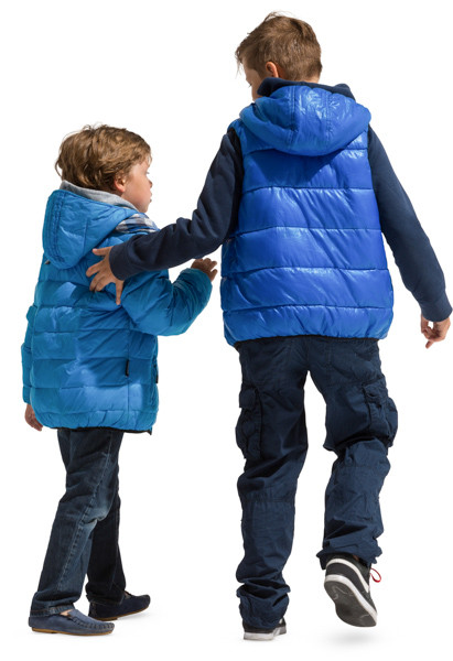 Walking brothers image