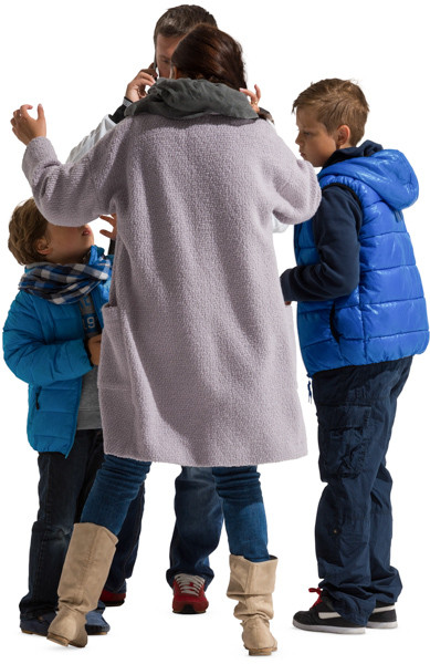 Standing family image