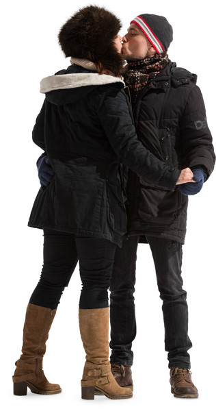 Standing couple image