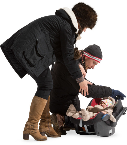 Family with child image