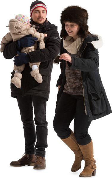 Standing family image