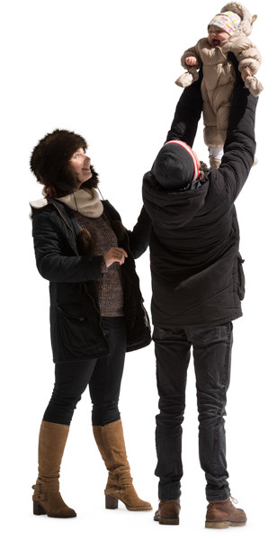 Standing family image