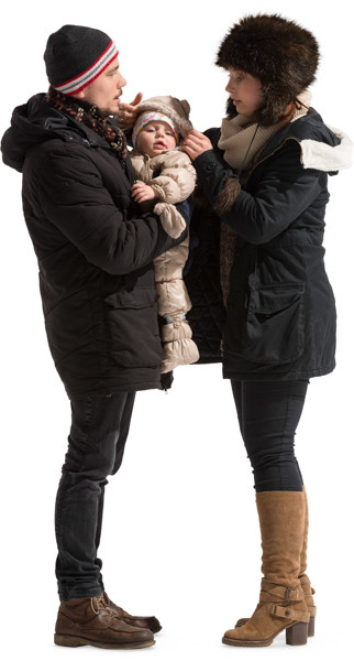 Standing family image