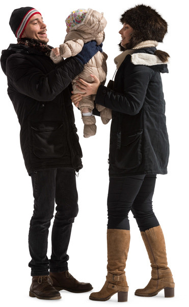 Standing family image