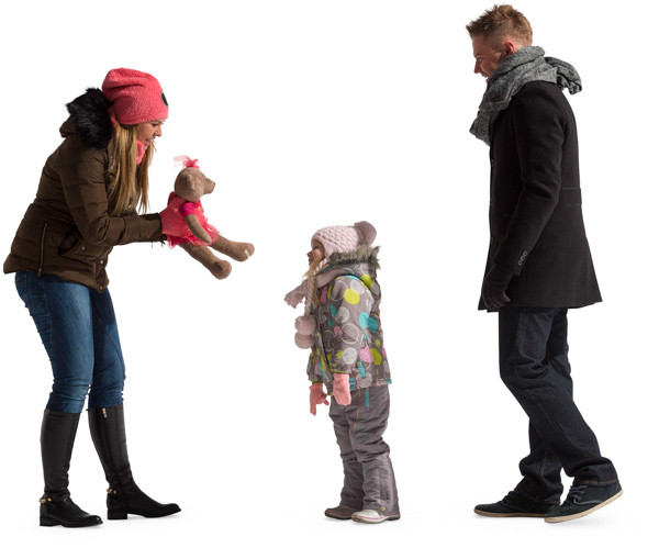 Standing family image