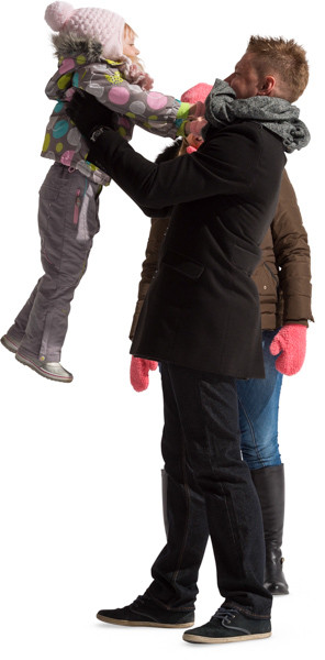 Standing family image