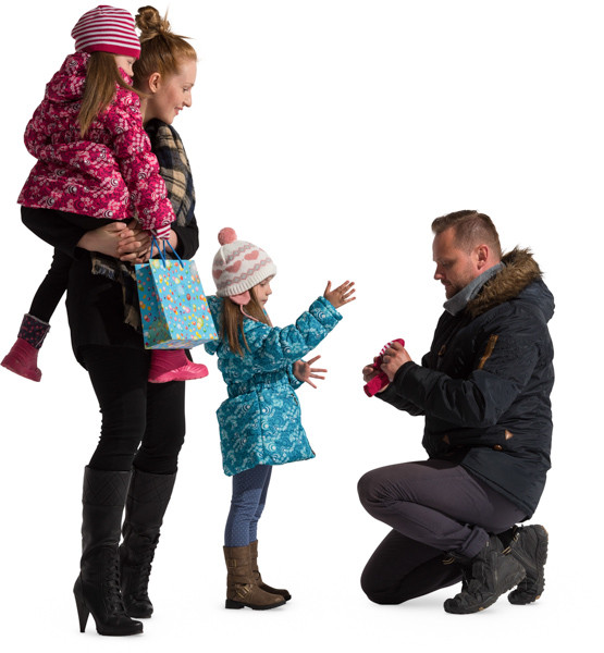 Standing family image