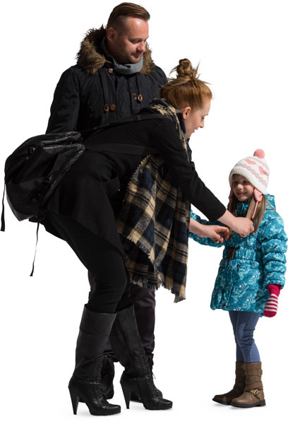 Standing family image