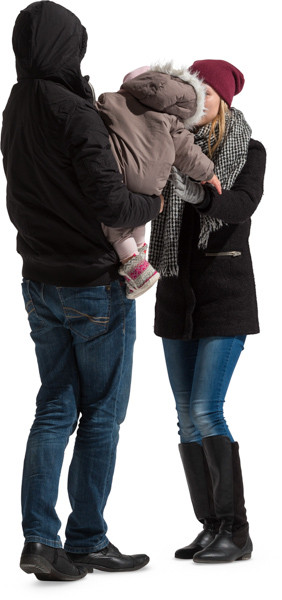 Standing family image