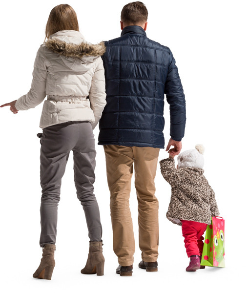 Standing family image