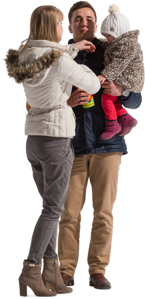 Standing family image