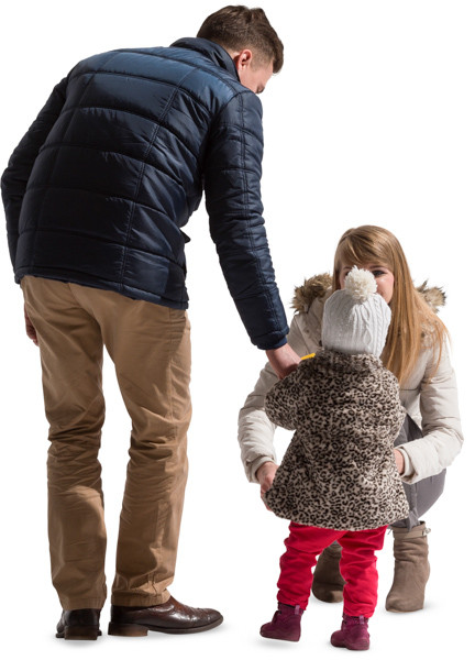 Standing family image