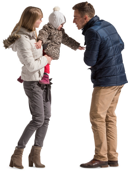 Standing family image