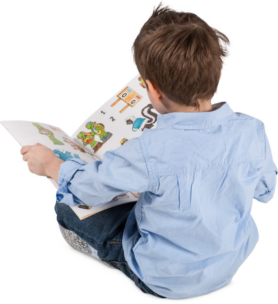 Sitting Boy With A Book