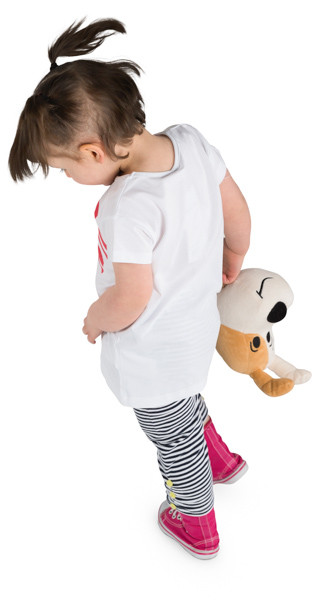 Walking girl image