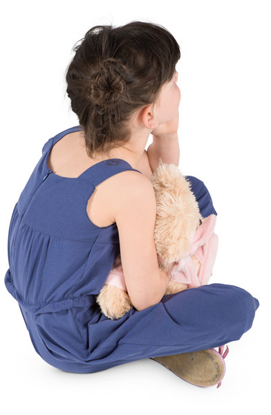 Sitting girl image