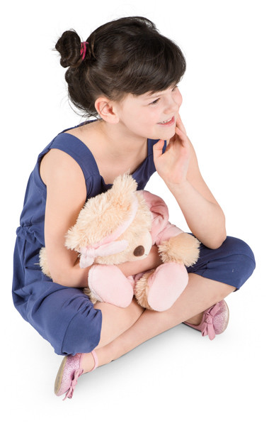 Sitting girl image