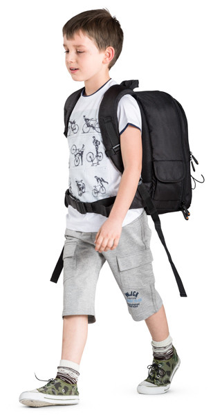 Walking boy image