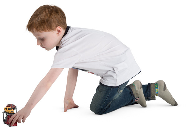 Sitting boy image
