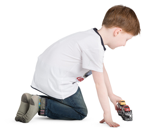Sitting boy image