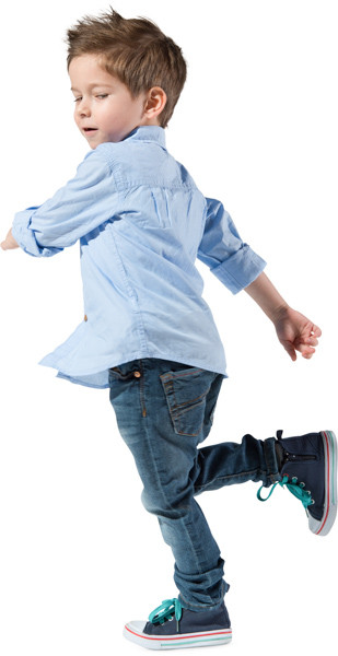 Running boy image