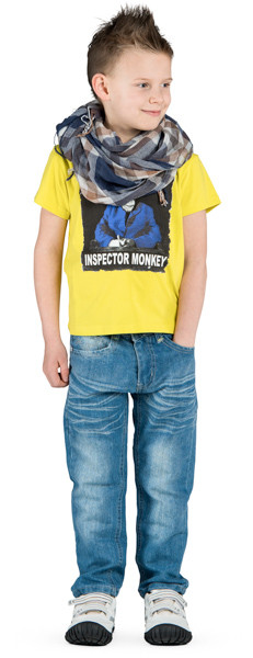 Standing boy image