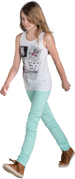 Walking girl image